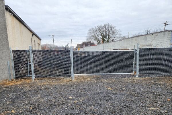 Chain link cantilever gates installed in Southampton City, PA