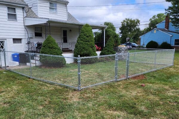 Galvanized chain link fence in Lansdale, PA
